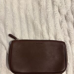 Vintage COACH Brown Leather cosmetic pouch